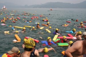 日月潭遠泳大会