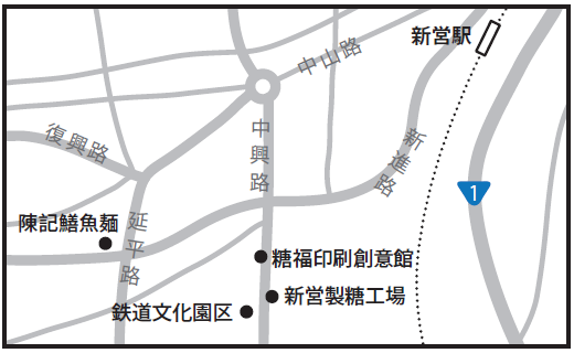 新営駅MAP
