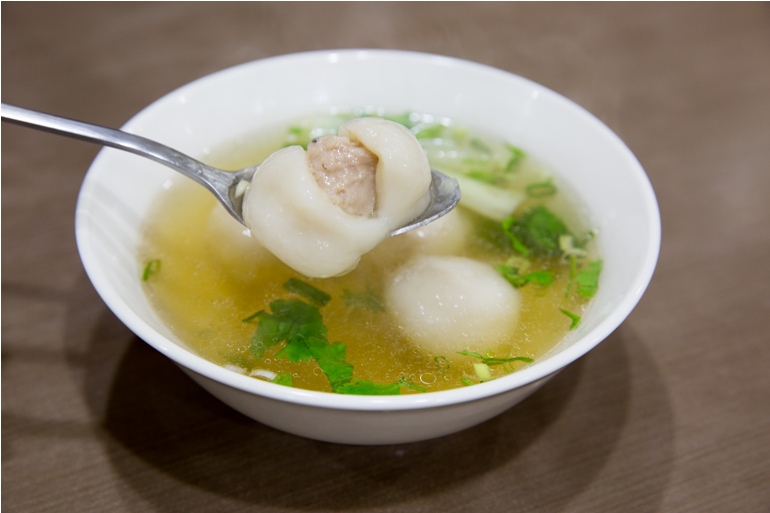 肉餡湯圓