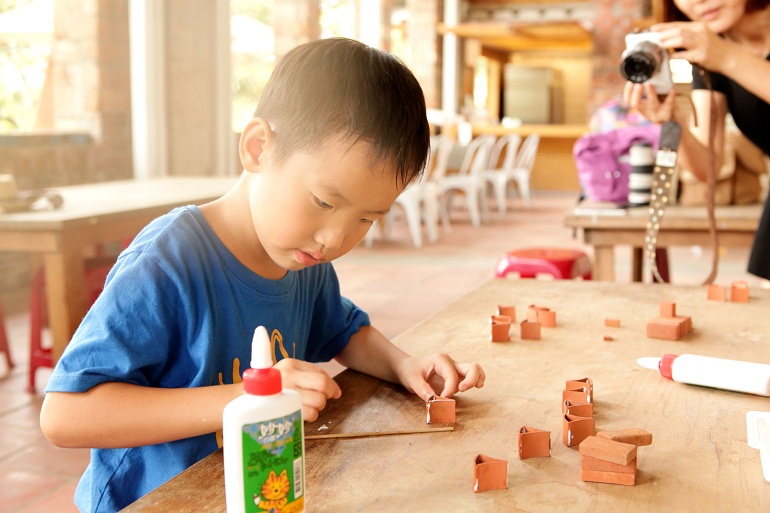 ミニレンガでDIY