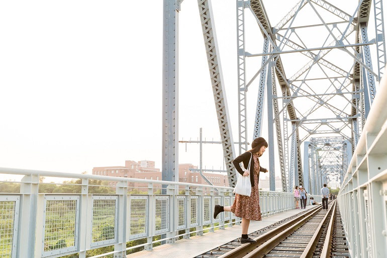 のんびり昔の線路を散策しよう