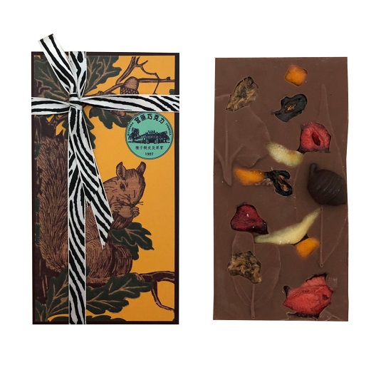 松鼠櫟子樹皮巧克力