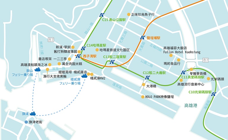 高雄港MAP