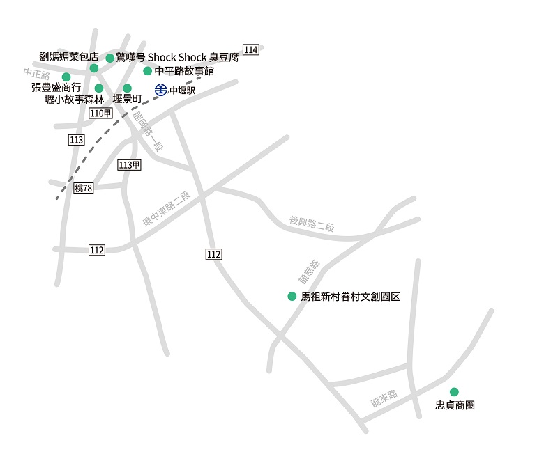 中壢駅MAP