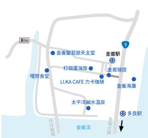 金崙駅MAP