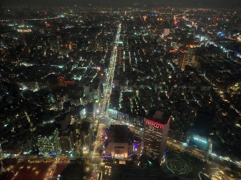 88階から見た夜景