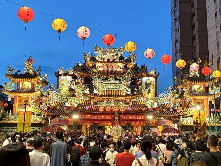 松山慈祐宮 台北の春節