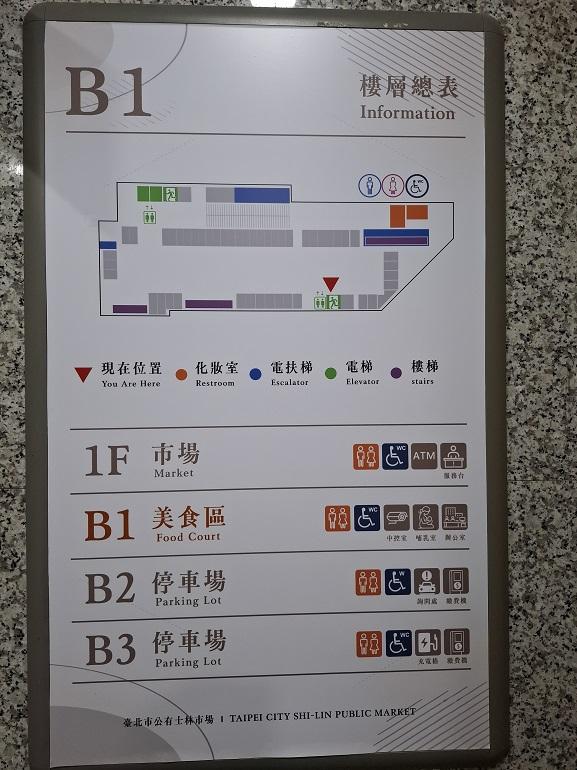 台北士林夜市　士林市場地下美食街　4/25リニューアルオープン！！