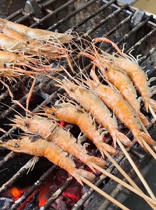 簡易版エビ釣り