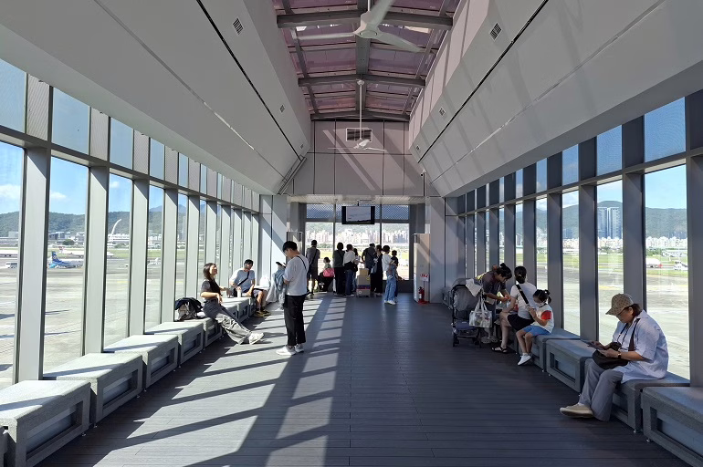 台北松山空港　展望デッキ